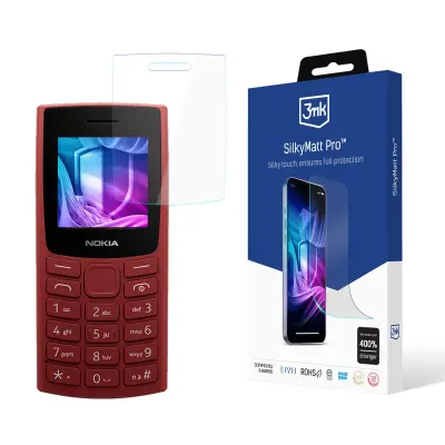 3MK KALJENO STEKLO ZA NOKIA 105 4G 2023 SILKY MATT ZAŠČITA PROTI ZDRESU