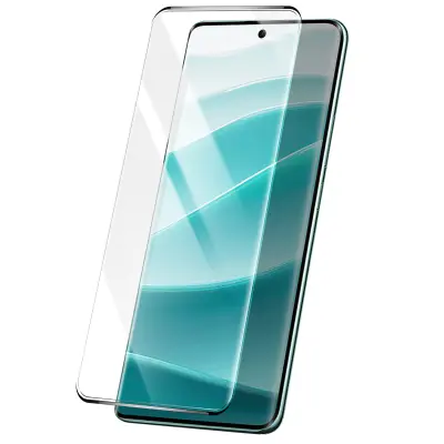 Kaljeno steklo, odporno na praske, za Xiaomi Redmi Note 14 Pro 5G / 4G, Črna