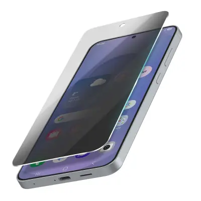 Zaščita zaslona iz kaljenega stekla za Samsung Galaxy S25 Plus, proti vohunjenju, Prozorno