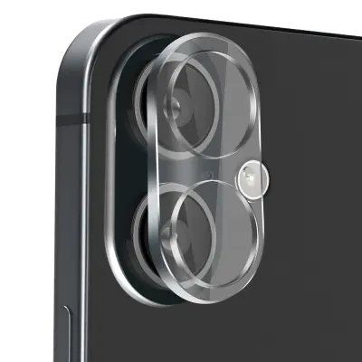 Kamera Kaljeno steklo za iPhone 16 Trdota 9H Skupna zaščita, Prozorno