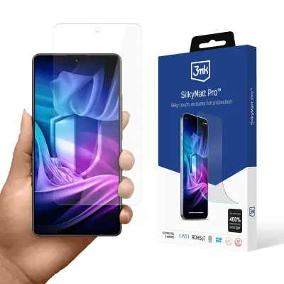 3MK KALJENO STEKLO SILKY MATT PRO ZA POCO M7 PRO 5G PREPREČUJE PRASKE
