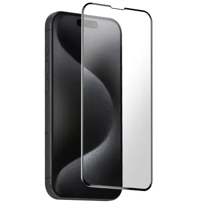 Kaljeno steklo za iPhone 16 Pro Trdota 9H Anti-Reflective Popolnoma lepljivo, Prozorno