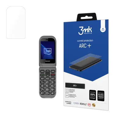 3MK ARC+ KALJENO STEKLO ZA MAXCOM COMFORT MM827 ZAŠČITA ZASLONA S POLNO