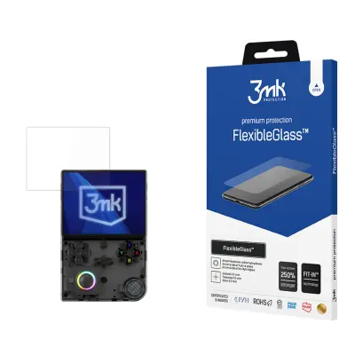 3MK FLEXIBLEGLASS ZA ANBERNIC RG40XX V KALJENO STEKLO ZAŠČITNO STEKLO