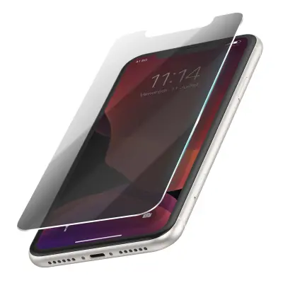 Zaščita zaslona iz kaljenega stekla za iPhone 11, proti vohunjenju, proti praskam, Prozorno