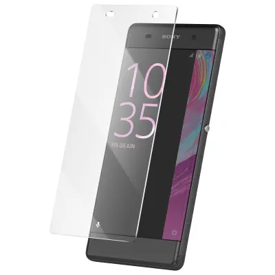 Kaljeno steklo za Sony Xperia XA trdota 9H proti praskam, Prozorno