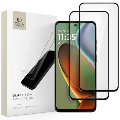 TECH-PROTECT KALJENO STEKLO GLASS FIT+ ZA MOTOROLA MOTO G15 E15 G05 2-PAKET