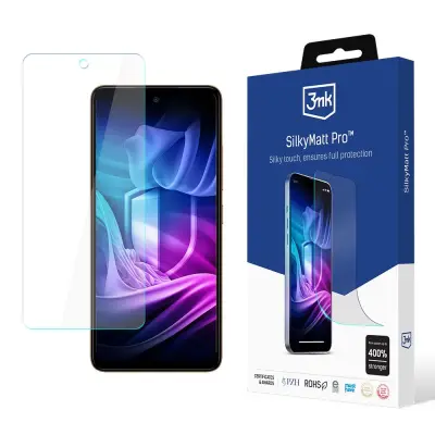 3MK PULSE+ HMD SILKY MATT ZA IPHONE 11 12 13 14 15 ZAŠČITNO KALJENO STEKLO
