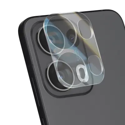 Zaščita kamere za Oppo Reno 13 Pro Kaljeno steklo 9H proti praskam, Prozorno
