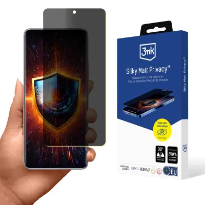3MK ZAŠČITNA FOLIJA ZA POCO X7 PRO SILKY MATT PRIVACY MATT ANTI-REFLEKSNA