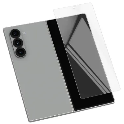 Zaščitna folija za Samsung Galaxy Z Fold 6 Prilagodljiva antirefleksna zaščita iz gela, Prozorno