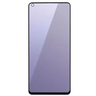 Zaščitno steklo za Xiaomi Mi 11 Lite / Lite 5G NE Proti svetlobi in poševno, Črna