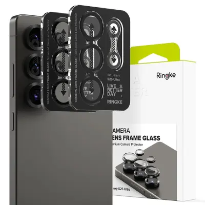 OVITEK ZA KAMERO RINGKE CAMERA FRAME PROTECTOR 2-PACK GALAXY S25 ULTRA BLACK