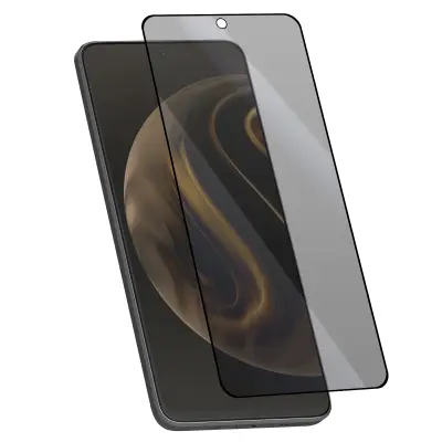 Kaljeno steklo za Huawei nova 12i 4G Anti-Spy 9H trdota, Črna
