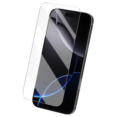 Kaljeno steklo za iPhone 16 Pro Max Trdota 9H Proti praskam, Prozorno