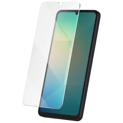 Kaljeno steklo za Samsung Galaxy A26 trdota 9H proti praskam poševno, Prozorno