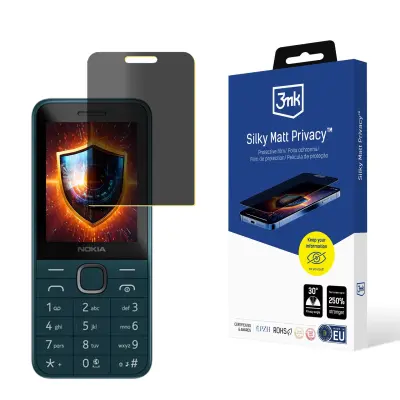 3MK KALJENO STEKLO PRIVACY MAT ZA NOKIA 225 4G (2024) ZASLON PROTI BLEŠČANJU