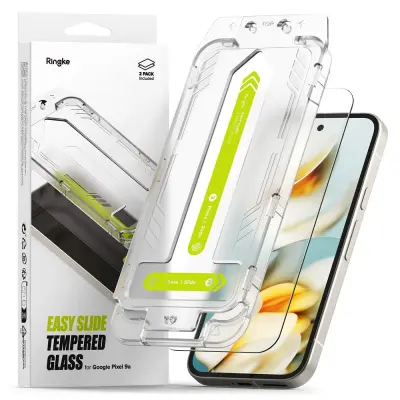 RINGKE KALJENO STEKLO EASY SLIDE 2-PAKET ZA GOOGLE PIXEL 9A ZAŠČITA ZASLONA