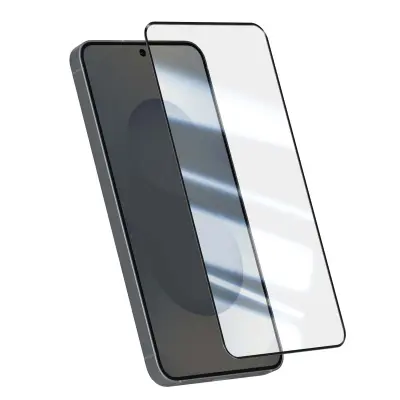 Kaljeno steklo za Galaxy S25 Plus, proti praskam, 3D ukrivljen rob, ultra odporno, Prozorno