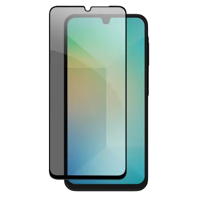 Kaljeno steklo za Samsung Galaxy A26 za zaščito pred vohunjenjem trdota 9H, Črna