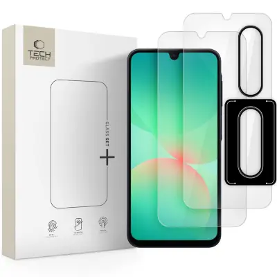 TECH-PROTECT KALJENO STEKLO ZA GALAXY A26 5G 3-PAK ZAŠČITNO PROZOREN