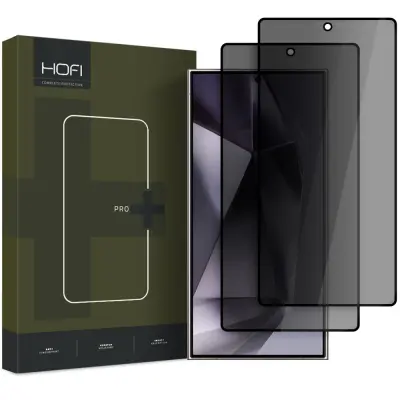 HOFI PROTIVOHUNSKO STEKLO ZA GALAXY S25 ULTRA PRIVACY 2-PAKET ZAŠČITE ZASEBNOSTI