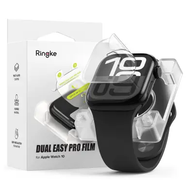 RINGKE ZAŠČITNA FOLIJA ZA APPLE WATCH 10 (46 MM) 2-D. PROZORNA