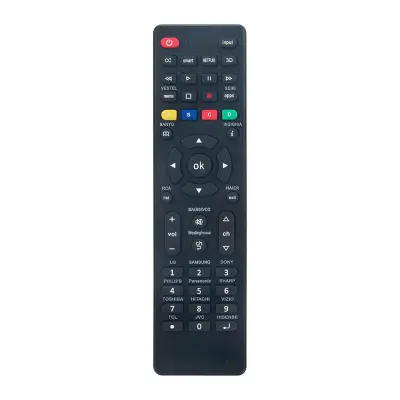 Kompaktni univerzalni daljinski upravljalnik Smart TV, Črna