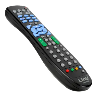 Univerzalni daljinski upravljalnik TV / SAT / DVD / CBL / AUX / VCR, LinQ - črn