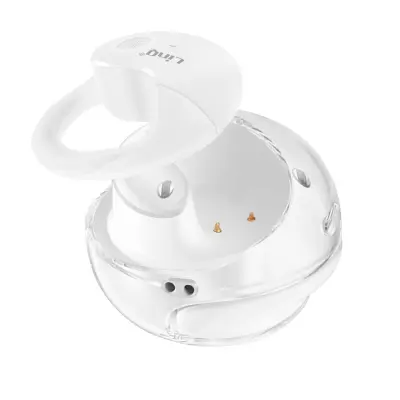 LinQ, Bluetooth slušalke s sponko, kostna prevodnost, mikrofon, dotik za klicanje, Bela