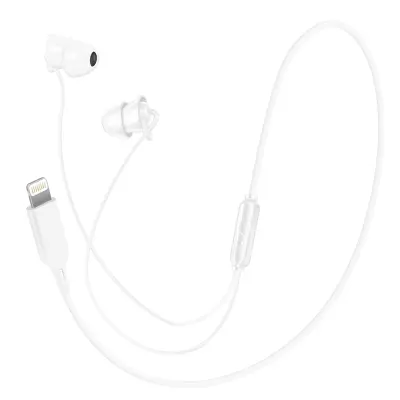 LinQ, Žične slušalke Lightning z mikrofonom, Bela
