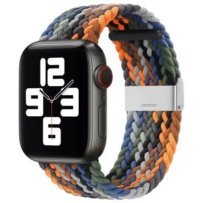 STRAP FABRIC OPASKA DO WATCH 9 / 8 / 7 / 6 / SE / 5 / 4 / 3 / 2 (41MM / 40MM / 38MM) PLECIONY MATERIAŁOWY PASEK BRANSOLETKA DO ZEGARKA WZÓR 6