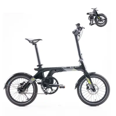 Zložljivo električno kolo Flebi Pluma | Popolnoma karbonsko | 14 kg | Srednje nameščen motor