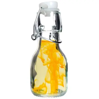 Steklena steklenica s sponko 75 ml