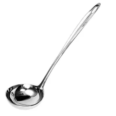 Jeklena zajemalka 90 ml, 32,5 cm