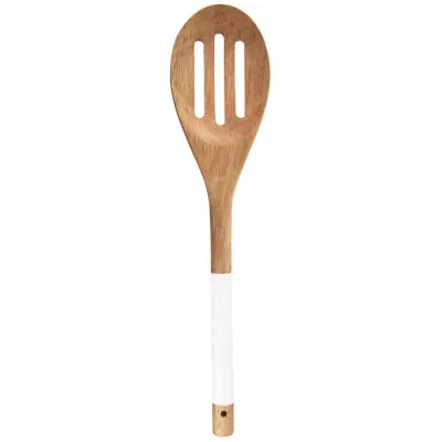 WHITELINE lesena žlica z režami 30 cm