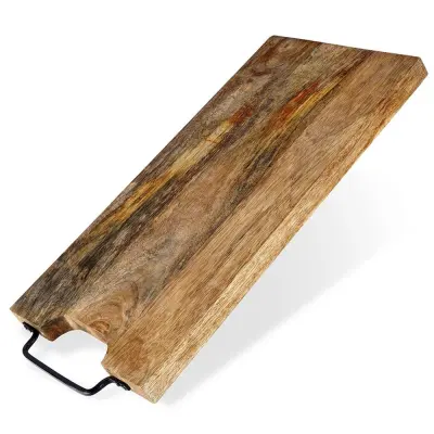 Lesena deska za rezanje in serviranje 44x19 cm
