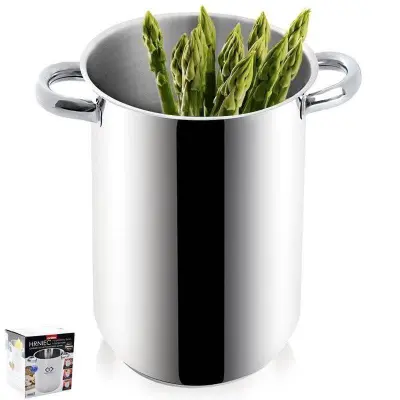 Jeklen lonec za beluše in testenine 14 cm, 3,2 l
