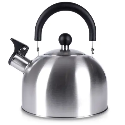 Žvižgajoči kotliček, jeklo, srebrno, 1,75 l