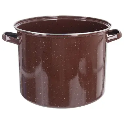 Rjav emajliran lonec RJAV 32 cm, 20 l