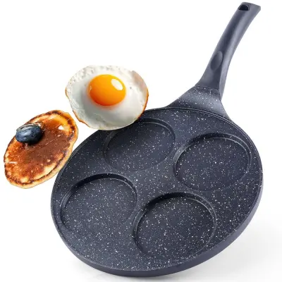 Granitna ponev za jajca s 4 luknjami GRANDE 27 cm