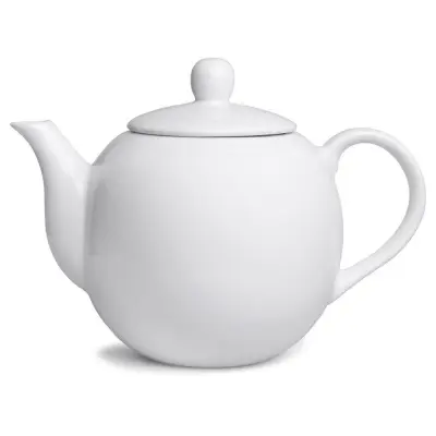 Bela porcelanasta džezvezda za kavo in čaj 1,1 l