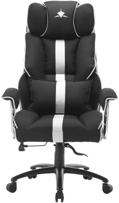 White Shark IGRALNI STOL LE MANS Črno/bel