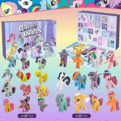 Odštevalna škatla za božične žaluzije Adventni koledar Princess Dress Up Girls Dodatki DIY Set Igrača Darilo