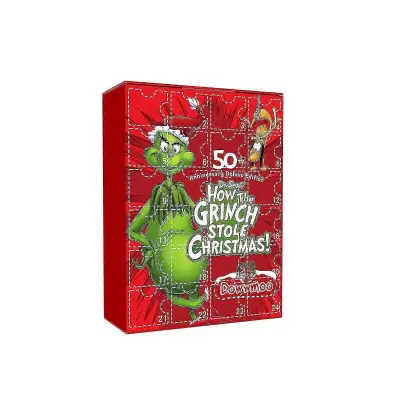 Grinch Blind Box Božično darilo presenečenja za otroke Grinch s 24 celicami