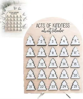 Adventni koledar Acts Of Kindness, adventni koledar Acts Of Kindness za božično drevo, božična darila za otroke in odrasle