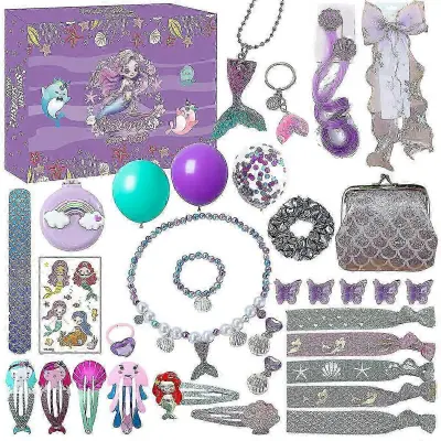 Odštevalna škatla za božične žaluzije Adventni koledar Princess Dress Up Girls Dodatki DIY Set igrač Giftchrui73