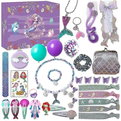Odštevalna škatla za božične žaluzije Adventni koledar Princess Dress Up Girls Dodatki DIY Set Igrača Darilo