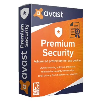Avast Premium Security (3 naprave, 1 leto)
