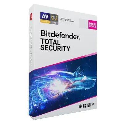 Bitdefender Total Security (3 naprave, 1 leto) - Antivirus
